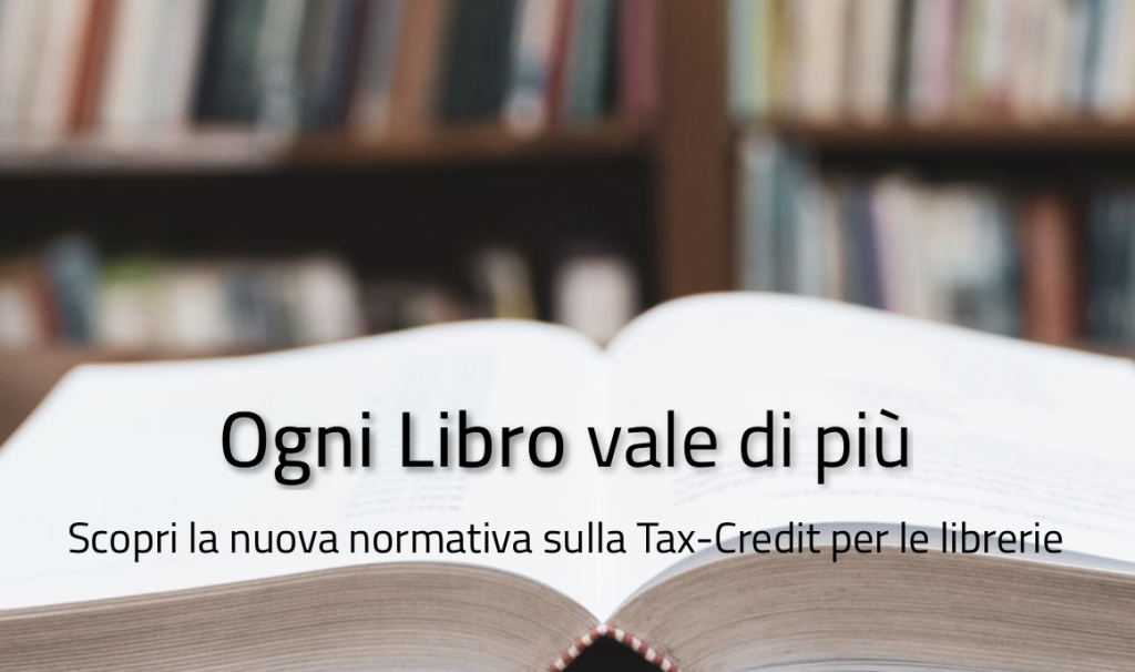 Credito d'imposta per le librerie, aperte le domande